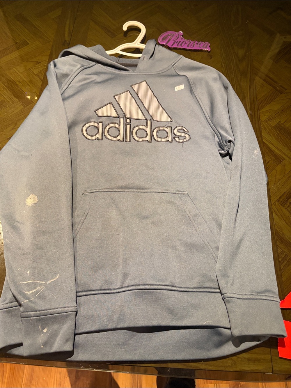 adidas Light Blue Pullover with Logo